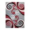 Flash Furniture Red 6' x 9' Distressed Abstract Area Rug OKR-RG1100-69-RD-GG - alternate 3